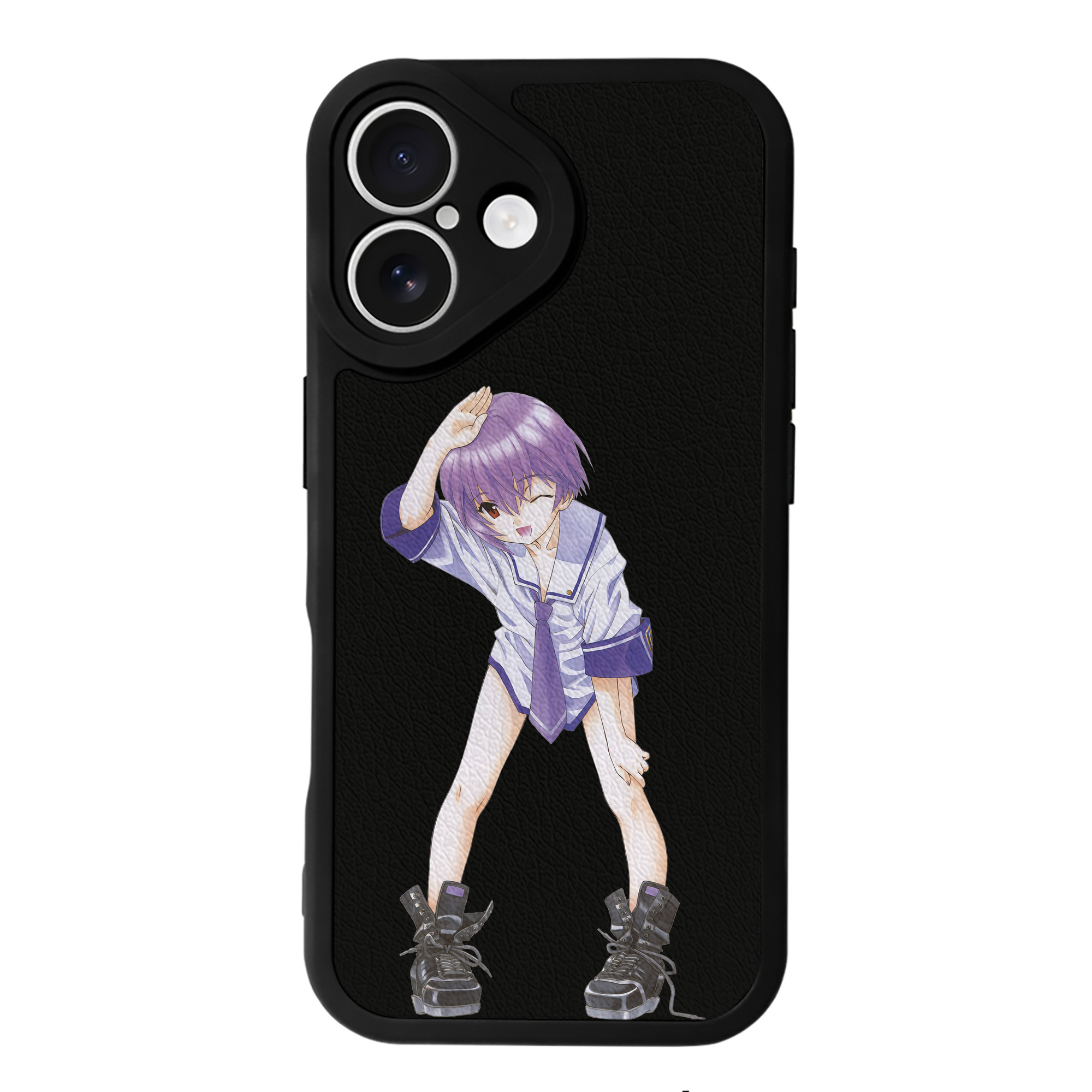 （画像用） EVA 新世紀エヴァンゲリオン 【iPhone 16シリーズ対応】シリコンスマホケース（レザー調） 材質：シリコン